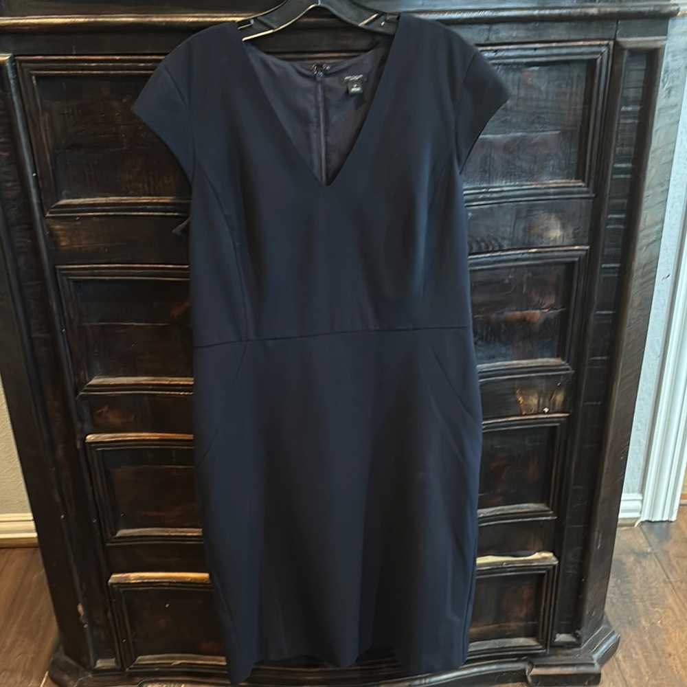 Ann Taylor Factory Midnight Blue Midi Dress